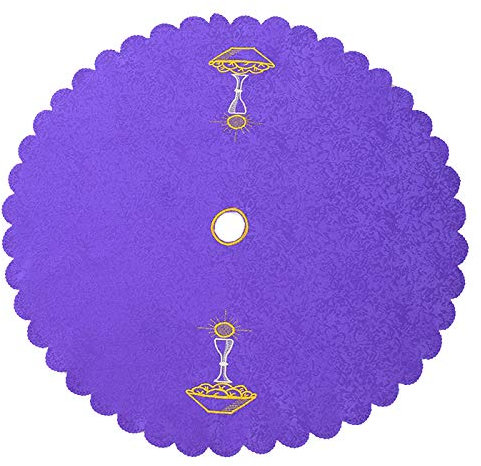 BLESSUME Autel Tissu Calice Voile Calice Voile (Violet)