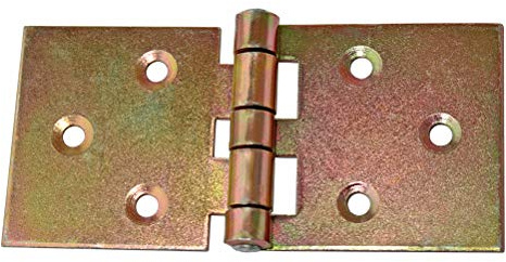 10 Scharniere gerollte Tischbänder Tischband Kistenband Scharnierband 50x100x2mm