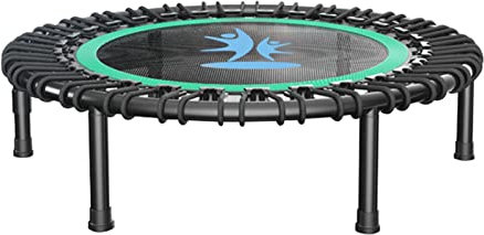 LKZL Fitnesstrampolin, Tragbarer Cardiotrainer Rebounder, Ruhiges Sicheres Abprallen, Bestes Aerobic Übung Mini-Ausrüstung Im Fitnessstudio oder Zuhause Im Freien (Color : Green, Size : 42'')