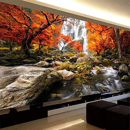Trayosin Diamond Painting Wasserfall Natur 5D Diamant Painting Bilder Erwachsene Groß XXL Diamant Malerei Kits mit Diamond Painting Zubehör Als Geschsenk Und Wanddekoration Zu Hause (100x40cm)