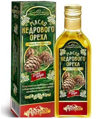 Zeder-Nuss-Öl, Kaltgepresst, Herkunft Altai Sibirien, 250 ml
