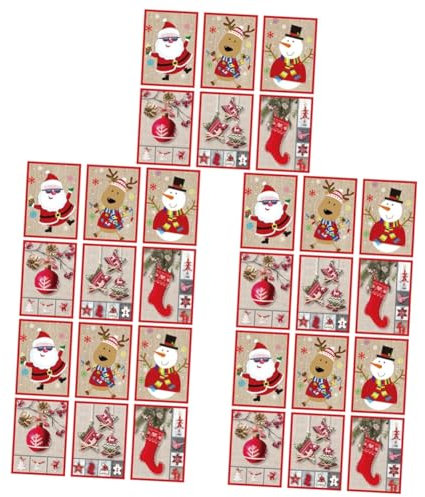 HOODANCOS 5sets Elegante Weihnachten Musik Karte Grußkarten Für Kreative Design Weihnachten Decor 6 Stücke * 5