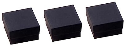 24PCS Black Kraft Paper Jewelry Storage Box with Foam Insert Earring Necklace and Bracelet Organizer for Packaging and Travel