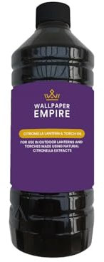 WPE® Natural Citronella Lamp Torch Oil – Repel Insects - Garden Burners - Indoor & Outdoor 1L
