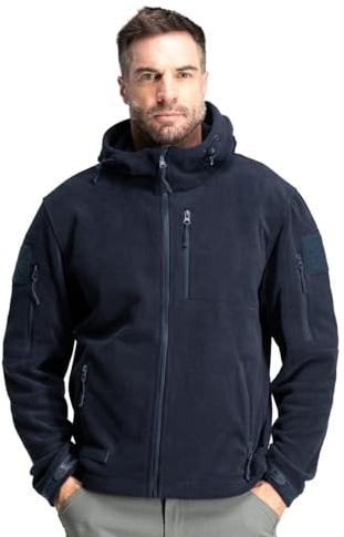 Baerskin Tactical Hoodie Jacket for Men 4.0 - Military Style Fleece Sweater for Cold, Rain, Wind or Snow