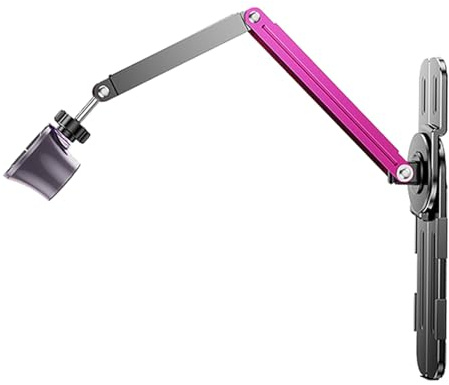 TEMOOUES Support de sèche-cheveux réglable pour 99 % des sèche-cheveux, bras cantilever pivotant à 360 degrés, organisateur de chaussettes humides et sèche-chaussures