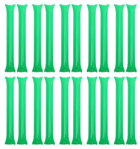 SUPVOX 100pcs Christmas Thunder Stick: Team Spirit Boom Stick - Cheering Rod - Plastic Cheerleading Spirit Clapper Noise Maker Sport