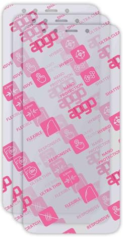 apgo 3x Cristal protector Ultra-Clear Hybrid compatible con Xiaomi Mi A2 (Mi 6X), cristal nano flexible, gran reemplazo para cristal templado, resistente a rayones, adhesivo total