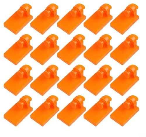 Lot de 20 clips de nivellement de carrelage mural pour fixer les coins internes et externes à angle droit