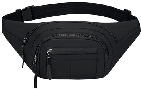 Banane Homme Grande Capacité Résistant à l'eau Bandoulière Poitrine | Sac Taille Homme Multiusage pour Extérieur Randonnée Sport Running Fitness Course à pied Shopping