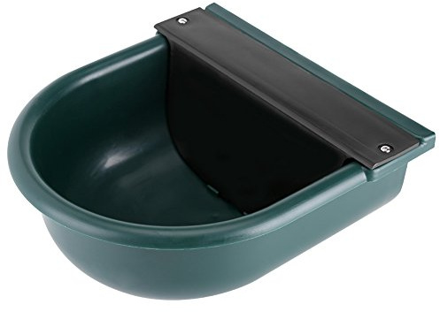 Abbeveratoio Automatico, abbeveratoio in PP e Rame Ugello in Ottone per Feeding Pet Animal Cavalli Cani Gatti Capre Cavallo, capacità 4L, 26.5 * 28cm, Verde