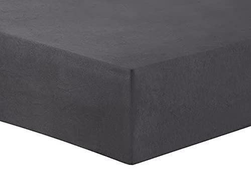 VISION Spannbettlaken, Flanell, 160 x 200 cm, mit 30 cm Spannhöhe, 100 % Baumwolle, Flanell