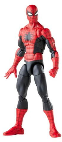 Spider-Man Marvel Legends Series 60th Anniversary Amazing Fantasy 6-inch Classic Comics Action Figures for 4+ Years, 9 Accessories