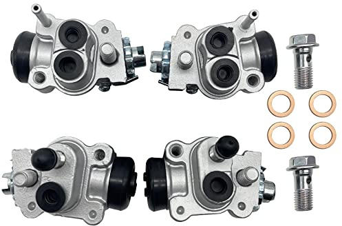 JAVIK Front Brake Wheel Cylinders for Honda TRX350 Rancher 350 2000-2003 (Left&Right All 4 Kit) TRX350FE/TRX350FM/TRX350TE/TRX350TM, OEM 45310-HC5-006 45330-HC5-006