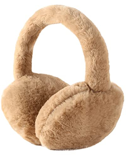 SUNBORRY Faltbare Ohrenschützer für Damen Herren, Outdoor Plüsch Ohrenwärmer für Winter