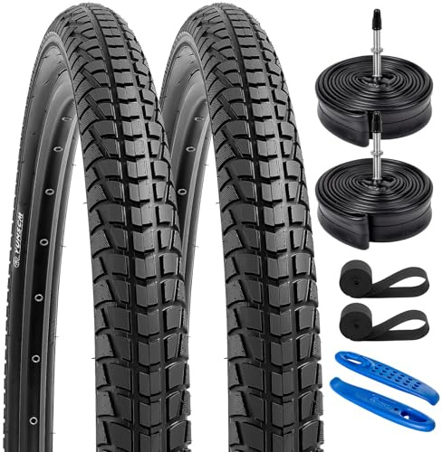 YunSCM 2Pcs Faltbare 27.5 Zoll Reifen 27.5x1.95 Mantel 53-584 kompatibel 27.5x1.75 27.5x1.90 27.5x1.95 27.5x2.0 Fahrradreifen