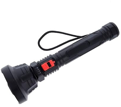 FOREVER Light LED Taschenlampe TORCH 1800mAh 600lm IP44 microUSB, Wasserdicht Taschenlampen Für Zuhause und die Garage, Camping, Outdoor Langer Griff und Handgelenkband.