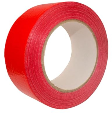 PROFIVENT.DE Universelles Rot Duct Tape 48mm x 50m Wasserdicht | Gewebeklebeband Panzertape Duct Tape Reparatur Klebeband Starke Klebkraft