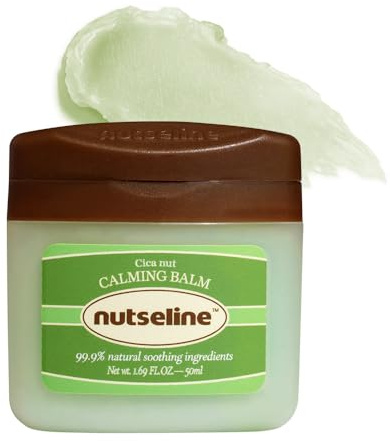 nutseline Cica Nut Calming Balm – 99% Plant-Based Barrier Repair Moisturizer – Korean Skincare Soothing Balm & Centella Moisturizer for Sensitive, Redness-Prone Skin, Dermatologist Tested, 1.69 fl oz