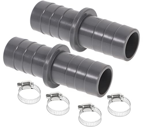 Beatifufu 2 Satz Ablaufschlauchadapter Für Waschmaschine 21mm Verlängerungsanschluss Mit Edelstahl Schlauchschellen Hohe Temperaturbeständigkeit Verschleißfest Für Geschirrspüler Und Waschmaschine