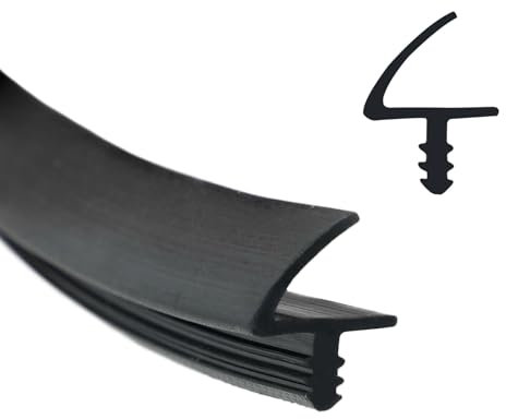 Joint de porte de chambre en CEIEVER - 10 m - Pour rainure de 3 mm et feuillure de 11 mm - Pour isolation phonique - Noir