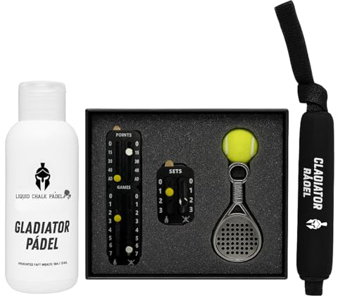 Cadeau Original pour Les Passionnés de Padel | Choisissez Parmi 3 Coffrets Cadeaux | Accessoires Padel Homme et Femme | Idée Cadeau Parfaite pour Tout Fan (Basic)