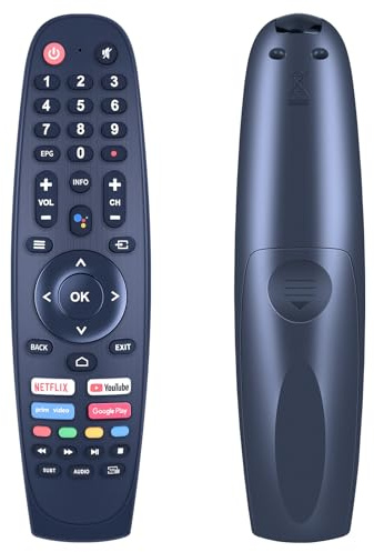 GOUYESHO Télécommande de rechange pour Smart Tech TV 32HA10T3 43UA10V3 50UA10V3 (Pas de fonction vocale)
