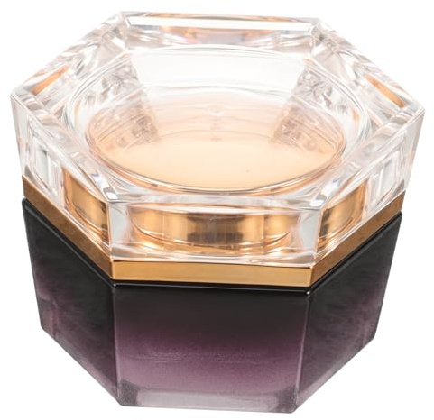 Homoyoyo 20g Glass Sample Jars for Lip Balm Travel Containers Small Jars Lids for Face Creams Refillable Container for Skincare Storage