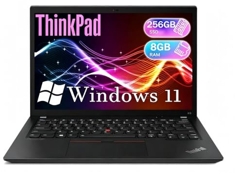 Lenovo ThinkPad X13 Ordinateur Portable, 13.3-inch Computer, Core i5-10210u, RAM de 8 Go, SSD de 256 Go - Windows 11 Pro, Japanese Keyboard (Rénové)