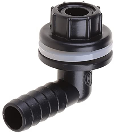 ZWWAAZHF Acqua per serbatoio Connettore Adattatore a gomito Raccordi per tubi Connettori rapidi per barili di pioggia Vasche Piscine Raccordi per tubi dell'acqua