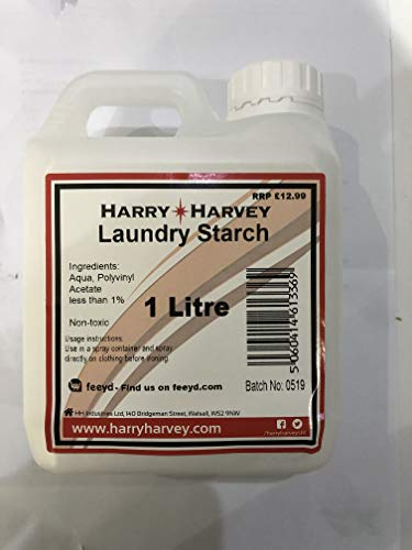 Líquido de almidón de lavandería de 1 litro, para camisas nítidas, sábanas, ropa. Úsalo como spray antes de planchar