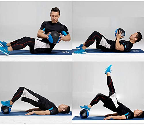Balls AGYH Medizinbälle Medizinball, Elastischer Gummi Gravity, Krafttraining Muskeltraining Fitness-Ausrüstung, Mit Anti-Leckage-Düse, 5 Gewichte Sind Optional (Size : 20LB)