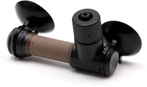 Vogueing Tool Difusor de dióxido de carbono con atomizador de CO2 para plantas de acuario, acuario, tanque de peces, color marrón