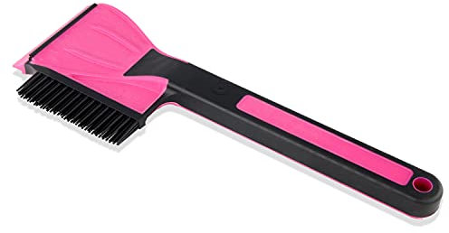 Wirth – 2-in-1 Eiskratzer mit Schneebesen – robuster, Rutschfester Eisschaber für müheloses Eisentfernen - Made in Germany