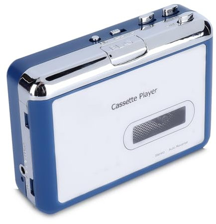 Bluetooth Cassette Player, Auto Reverse Cassette Tape Player Output To Headphone Speaker with Automatic Tape Flip