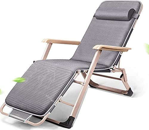 TONZN Sonnenliege, Schwerelosigkeits-Klappstuhl, Lounge-Campingstuhl, tragbare Terrassenliegestühle, Terrassen-Außenstuhl für den Pool, Garten, Strand (13)