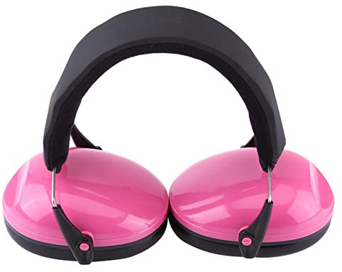 YDuupxe Cuffie per Dormire Cuffie Antirumore, Cuffie Antirumore Schiuma Pieghevole Riduzione del Rumore Cuffie di Sicurezza Protezione 'udito per Bambini (PINK)
