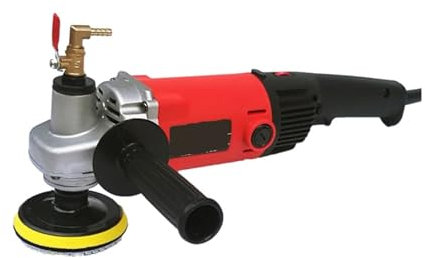 1400 W Elettrico Marmo Granito Pietra Bagnata Lucidatore Smerigliatrice Levigatrice Smerigliatrice Manuale Mulino Ad Acqua Velocità Variabile(Machine only)