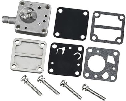 AIERDEYP Carburateur Moteur 6E0-24412-00 Carburateur Essence Pompe pour Y&amaha 2 Temps 4 CV 5 CV Moteur de Bateau 6E0-24471-00 6E0-24411-00 6E0-24435-00 6E0-24434-00