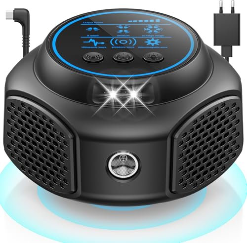 HOPPE'S Marderschreck, Marderschreck mit Stecker, Repellente Indoor Martore Con Ultraschall, Ultraschall Mäuseabwehr 360° Rat Repellent fur Dachboden, Haus, Garten, Garage