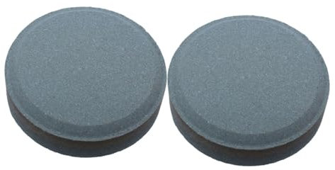 DOITOOL 2piezas Piedra De Afilar Redonda Doble Para Cocina Hogar De Piedra De Afilar Portátil Para Exteriores Afilador De