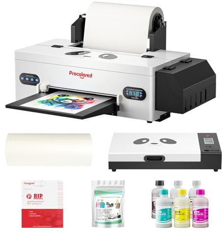 Procolored F13 A3 L1800 DTF-Bekleidungsdrucker mit Aushärtungsofen Direkt-auf-Film-Wärmeübertragungsdruckmaschine für T-Shirts, Hoodies und Stoffe