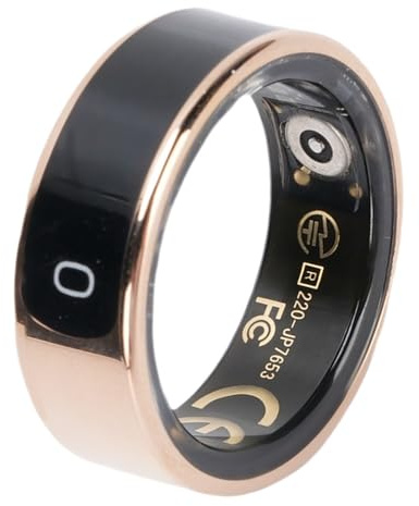 Bewinner Smart Ring Fitness Tracker con Pantalla Digital, Contador de Pasos de Control de Gestos de Conexión de para Caminar con Ciclismo de Natación, (ID 19.9 mm / 0.78in)