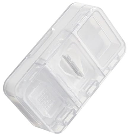 Misaakoeq Tagliapillole – Doppio strato di piccole compresse splitter – Portatile quotidiano settimanale Medicine Box Box Box Crusher per Adulti Lavoro Business Viaggi Infermieri Campeggio Scuola