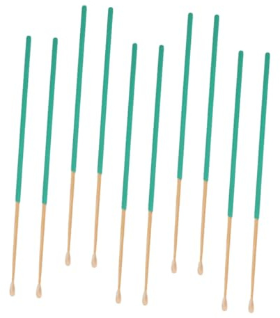 BELLIFFY 10 Piezas Herramientas para Eliminar Cera de Oídos de con Mango Antideslizante de Limpieza Prácticos y Seguros para Cuidado Auricular Color Verde