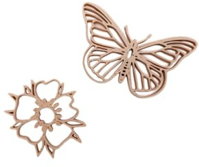 Grennn emporte-pièces papillon et fleur - jouets éducatifs multicolores