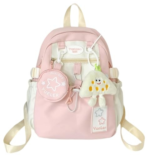 Vielseitiger abnehmbarer Rucksack für Schüler Studenten als stylische Umhängetasche im täglichen Gebrauch (One Size)