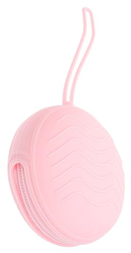 Menstruationscup Aufbewahrungsbox aus Silikon, Rosa, Tragbar | Leicht, Unterwegs im Beutel Verstaubar, Einfach zu Reinigen, Glatte Oberfläche ohne Scharfe Kanten