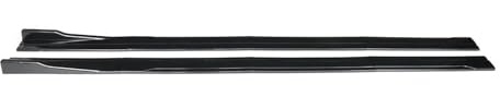Jupe Latérale pour Ford pour Mondeo pour Focus pour Fiesta pour St pour RS 2,2M Bas De Caisse Extensions Diffuseur Ailettes(Aspect Fibre de Carbone)