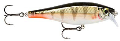 Rapala - BX Minnow Angelköder - Angelzubehör aus Balsaholz - Süßwasser Spinnköder - Friedfische und Raubfische - Lauftiefe 0.6-1.2m - Fischköder 7cm, 7g - Hergestellt in Estland - Redfin Perch